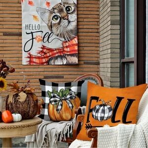 Fall Throw Pillow Covers. NEW